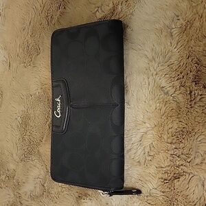 Coach Zip Around  Wallet